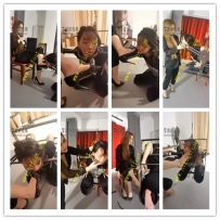 双子姬 强制罚跪到退嘛艾米丽吊起来了