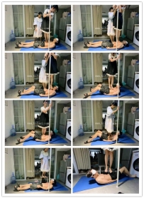 瑶瑶带闺蜜玩弄贱狗