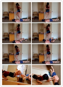 【艾彩原创】细高跟残忍踩狗