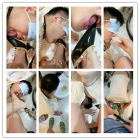 【美羊羊】鞋跟插嘴铆钉高跟踩虐脚下喂食赏赐圣水