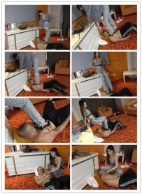 【领主老大】高跟强制踩踏乳头