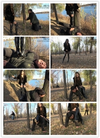 【艾彩原创】冷柔风景区当众调狗