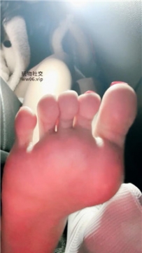 【第一视角】【酥麻麻】车内视角裸足白袜灯    250131-12