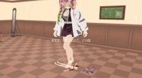 34771  动漫游戏女角色踩踏虐杀小人----1