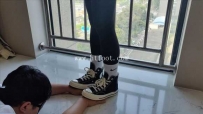 31053  【00后小彤】匡威白袜踩手