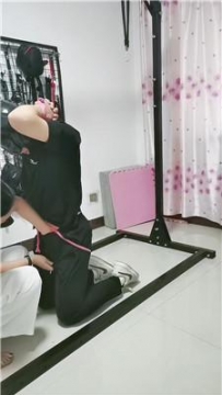 【调教视频】【啊黎】捆绑虐打反抗狗 JS250710-9