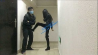 16691 女生长靴虐待跟踪狂