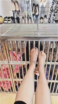 【调教视频】【凌薇】狗笼圈养母狗 JS251214-19