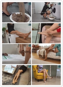 24部臭丝袜堆成山的韩国OL原味丝袜纪实大合集