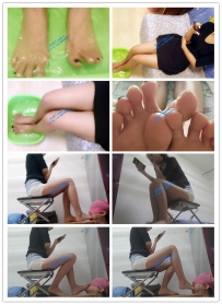 【艾彩原创】倩倩小主肉丝美脚女神