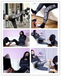 【艾彩原创】小主人健身教练虐奴健身