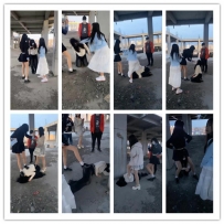 与精神小妹的那些事】三素人户外霸凌