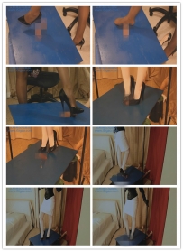 【C4S】 Audrey女神制服高跟踩吐