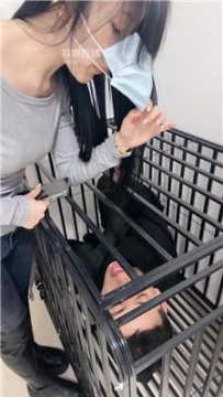 【调教视频】【思思】囚禁狗笼畜生化训练 JS251026-16