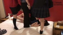 15666 最强女m更新！闺蜜三人踩精髓部分！