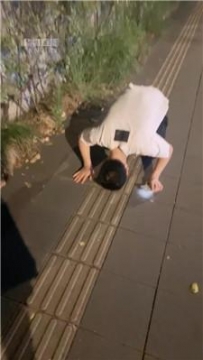 【调教视频】【鲸落女神】户外开发-给钱站街女让她虐狗 JS251016-33