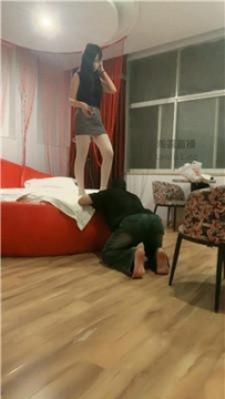 【调教视频】【晓婷】情趣酒店虐绿帽 JS250827-36