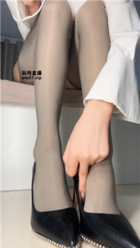 【第一视角】【酒鸽】吊带厚灰丝高跟    250427-5