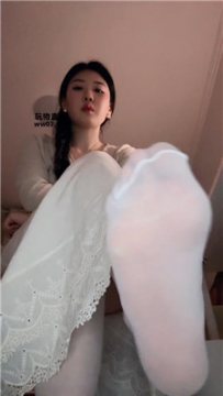 【第一视角】【夏主】口水白丝臭鞋底    250308-16
