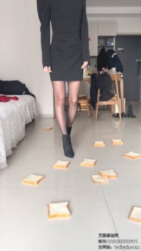 【雅泫】细跟短靴+黑丝脚制作口水狗粮 YC-250124-4