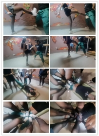 六人金玉破裂踢裆