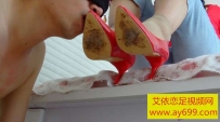6330 性感少妇的舔鞋服务~