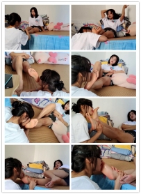 【00后蕬小乃】舔裸足