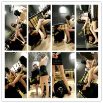 宇婉莹 物化烟缸使用调文身舌钉女奴