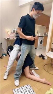 【调教视频】【小渔】情侣主合力玩小三母狗 bf55336