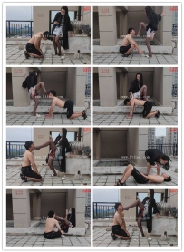 国民女皇脚插吐血户外羞辱脚奴