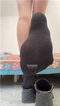 【第一视角】【酒鸽】油亮肉丝黑棉袜小皮鞋    251021-10