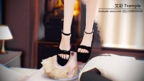 【日本经典系列】超美女S MMD动画高跟踩踏狂虐小M R-190222