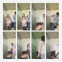 【艾彩原创】兔粉粉 男女双S共同调教博士贱逼狗