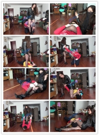 【艾彩原创】【丽足娇娃】女杀手小雪的训练靶子