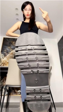 【第一视角】【嘉妮】短靴裤里黑丝    260203-8