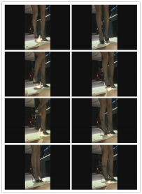 【彩丝全国首发】【铁领风雅S】高跟丝袜隔板踩吐小奶狗