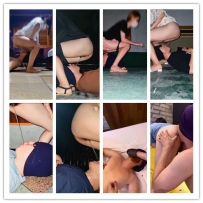 【绝美墨镜女神】五月巨献 新家奴的欢迎会圣水黄金