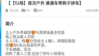 TL20059 汏典S首次户外滴滴车带狗子拼车28分钟