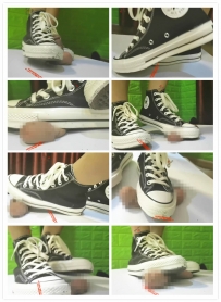 【绝美明乐女神】最新匡威隔板踩DD强制吐奶51分