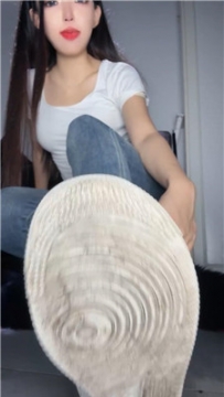 【第一视角】【绝美兔】牛仔裤冰冰袜    250625-42