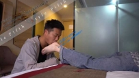 16743 【第五风格】 小姐姐把男友的脸当棉鞋捂脚