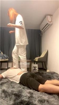 【调教视频】【坏坏】踩背馆初体验 JS260421-21