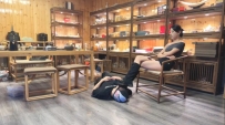 【调教视频】【沅芷大人】调脚垫狗吃泥 JS250912-13