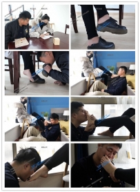 【艾彩原创】恋足男帮学生补课尝到嫩足