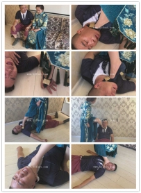 新婚之夜新郎沦为美新娘的脚垫