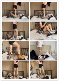 【墨狸女M】犯贱去找小彤两双鞋踩我