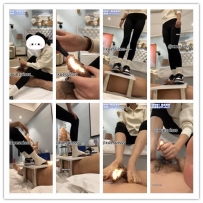 【绝美冷寒女神】一月最新足交手撸狂吐