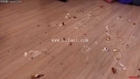 30238  15cm-女神在大街上踩完脏泥和臭水的皮靴脏鞋底！回家后踩面包喂贱奴吃下去！