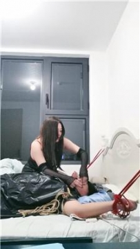 【调教视频】【南京月神】捆绑呼吸控制虐 JS250719-25