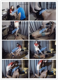 『艾彩原创』小茹残忍虐待狗男下属